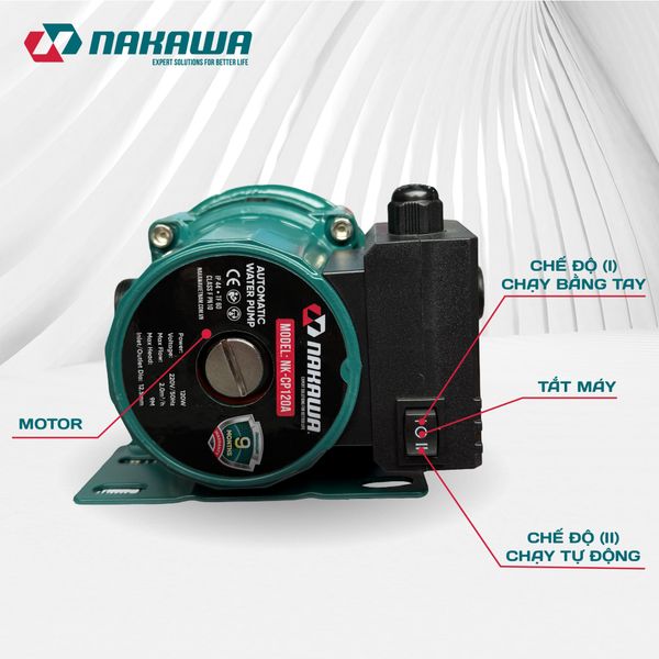Máy bơm tăng áp NK-CP120A