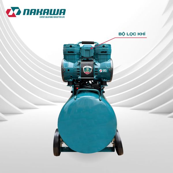 Máy nén khí không dầu, tốc nhanh, siêu êm NK-52H52L - 52 lít