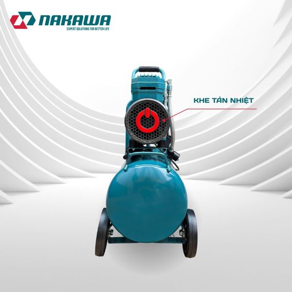 Máy nén khí không dầu, tốc nhanh, siêu êm NK-26H32L - 32 lít