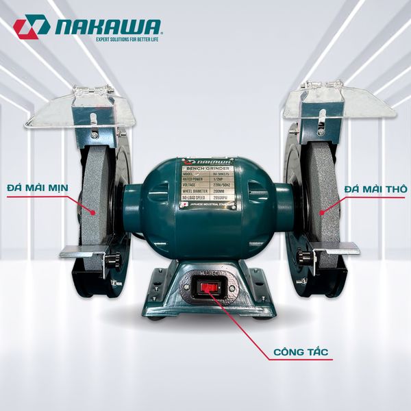 Máy mài 2 đá NAKAWA NK-MM375
