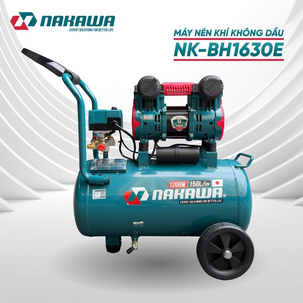 Máy nén khí không dầu, tốc nhanh, siêu êm NK-BH1630E - 30 lít