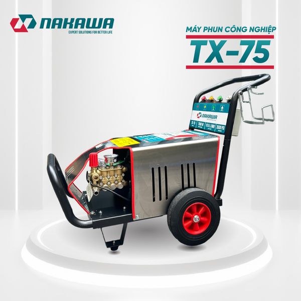 Máy phun áp lực cao công nghiệp Nakawa TX-75