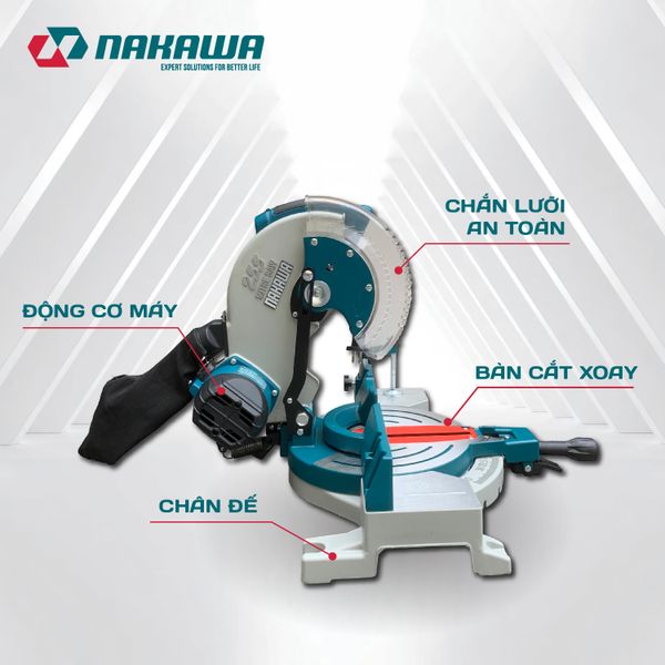 Máy cắt nhôm curoa NAKAWA NK-CN1850