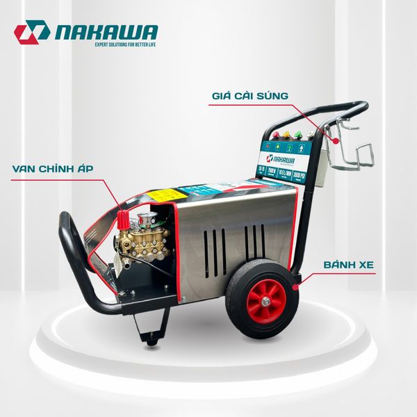 Máy phun áp lực cao công nghiệp Nakawa TX-75