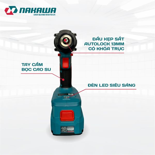 Máy khoan pin 3 chức năng NAKAWA NK-KM2113/70PRO