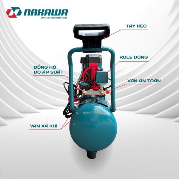 Máy nén khí không dầu, tốc nhanh, siêu êm NK-32H32PRO - 32 lít