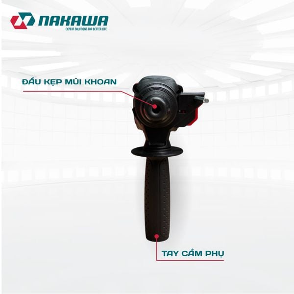 Máy khoan đục 3 chức năng NAKAWA NK-KD2-26A
