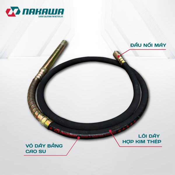 Dây đầm rung bê tông NAKAWA NK50-4