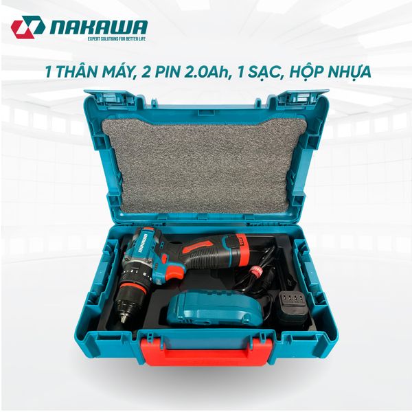 Máy khoan pin 3 chức năng NAKAWA NK-KD1610/60PLUS