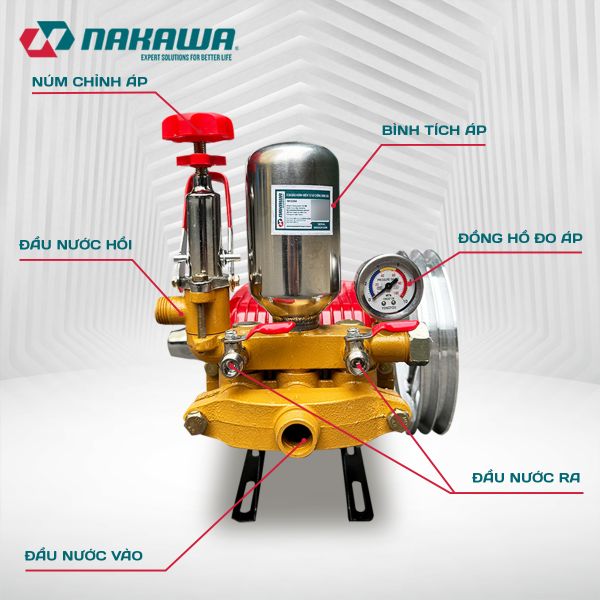 Đầu phun áp lực NAKAWA NK2244