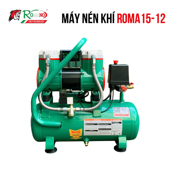 Máy nén khí không dầu ROMANO ROMA15-12