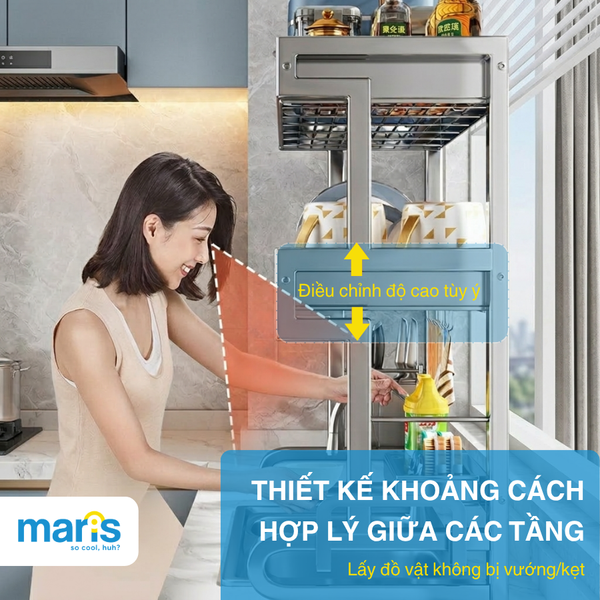 Kệ MARIS Úp Chén Bát Đĩa Trên Bồn Rửa Chén 2 Tầng Inox 304 Bền Bỉ Và Sáng Bóng Tiện Lợi Cho Nhà Bếp