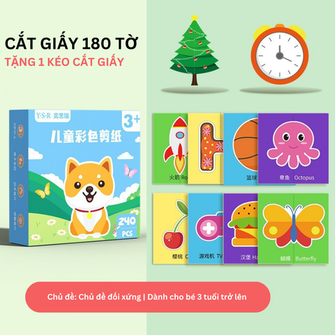 Bộ đồ chơi trẻ em: loại 240 chi tiết,kt (14.5*14.2*4)cm+­10%, chất liệu nhựa+giấy,dùng cho trẻ em 3 tuổi trở lên, hiệu YSR, mới 100%