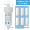 Bộ Lọc Nước Tắm Gắn Vòi Đa Năng MARIS Sẵn Lõi Lọc 0.005mm, Gắn Máy Giặt, Vòi Sen, Bồn Rửa Thay Được Lõi