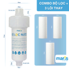Bộ Lọc Nước Tắm Gắn Vòi Đa Năng MARIS Sẵn Lõi Lọc 0.005mm, Gắn Máy Giặt, Vòi Sen, Bồn Rửa Thay Được Lõi