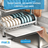 Kệ Nhà Bếp MARIS Kệ Chén Đĩa Đa Năng Inox Có Khay Hứng Nước 2 Tầng 3 Tầng Kèm Phụ Kiện Giá Để Đũa Dao Thớt