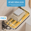 Giá Treo Khăn Nhà Tắm MARIS Dán Tường Không Cần Khoan, Có Thể Gấp Gọn 90 Độ, Chất Liệu Nhôm Anod và Thép Carbon Siêu Bền
