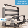 Giá Treo Khăn Nhà Tắm MARIS Dán Tường Không Cần Khoan, Có Thể Gấp Gọn 90 Độ, Chất Liệu Nhôm Anod và Thép Carbon Siêu Bền