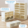 Tủ Giày Gấp Gọn 6-9 Đa Tầng, 12-18 Đôi Cao Cấp Nhựa PP + PET + ABS MARIS Tiết Kiệm Không Gian