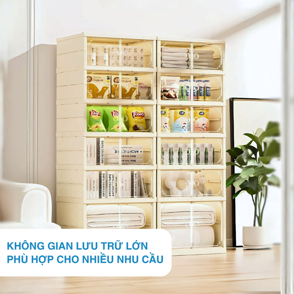 Tủ Giày Gấp Gọn 6-9 Đa Tầng, 12-18 Đôi Cao Cấp Nhựa PP + PET + ABS MARIS Tiết Kiệm Không Gian