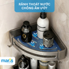 Kệ Góc Nhà Tắm MARIS, Kệ Góc Dán Tường Để Đồ Nhà Tắm Đa Năng Lắp Đặt Bằng Keo Chuyên Dụng Hoặc Ốc Vít