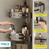 Kệ Góc Nhà Tắm MARIS, Kệ Góc Dán Tường Để Đồ Nhà Tắm Đa Năng Lắp Đặt Bằng Keo Chuyên Dụng Hoặc Ốc Vít