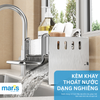 Kệ Để Đồ Rửa Chén MARIS Chất Liệu Inox Cao Cấp Bền Bỉ, Kệ Để Miếng Rửa Chén Kèm Thanh Treo Khăn Nhà Bếp Tiện Dụng