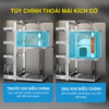 Kệ Bếp Để Xoong Nồi Chảo Nhiều Tầng Inox MARIS Có Thể Điều Chỉnh Độ Cao, Kệ Bếp Inox Đa Năng