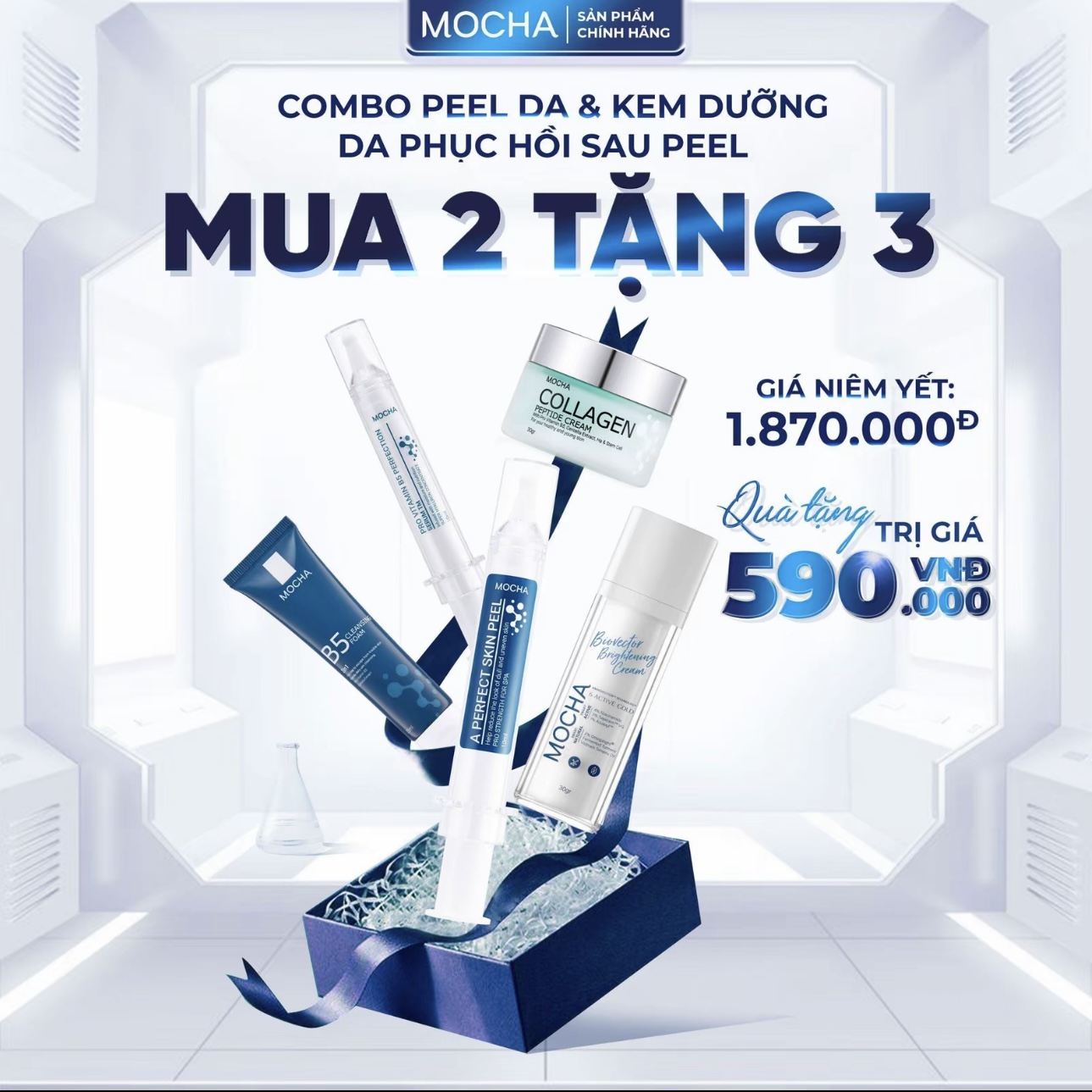 M35 - Combo tái tạo dưỡng trắng 
