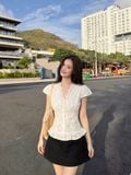  D44 - VT6088 ÁO CHẤM BI 