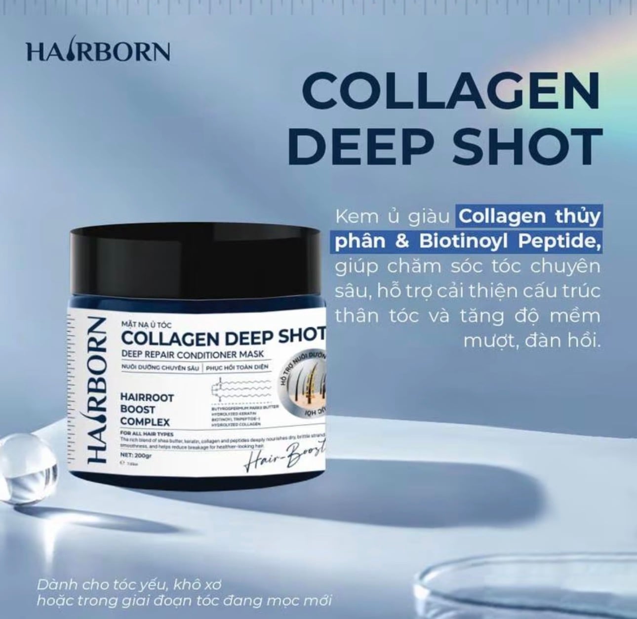  M42 - Mặt nạ ủ tóc collagen shot 