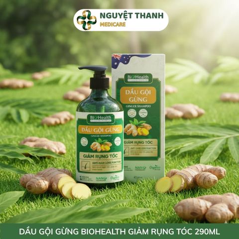 Dầu Gội Gừng BioHealth Giảm Rụng Tóc, Kích Thích Mọc Tóc Chính Hãng