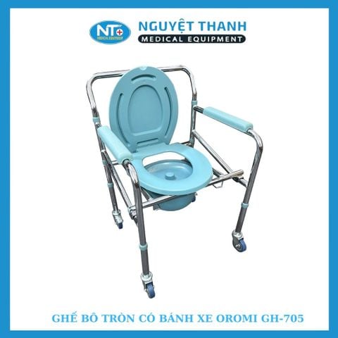 Ghế bô tròn, có bánh xe GH-705