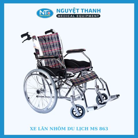 Xe lăn nhôm du lịch MS 863