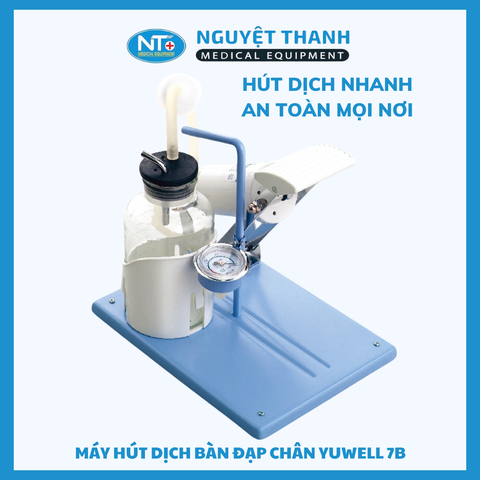 Máy Hút Dịch Đạp Chân Yuwell 7B