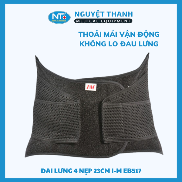 Đai Lưng 4 Nẹp I-M EB-517
