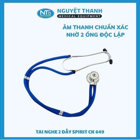 Ống Nghe Y Tế Spirit 2 Dây CK-649
