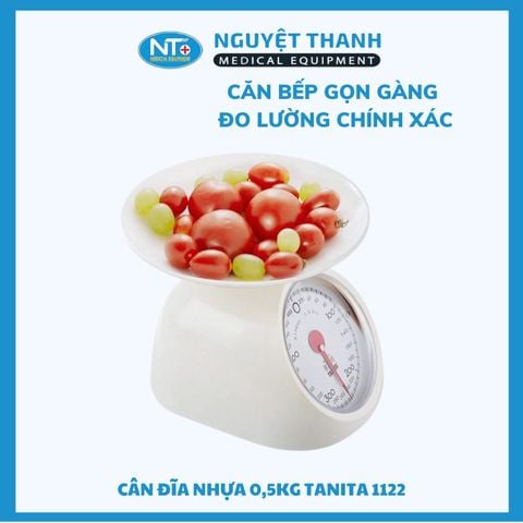 Cân Đĩa Nhựa Nhà Bếp Mini Tanita 1122 (0.5kg)