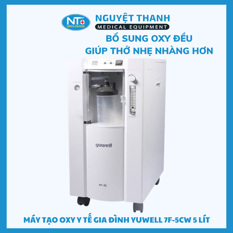 Máy Tạo Oxy Yuwell 7F-5CW 5 Lít