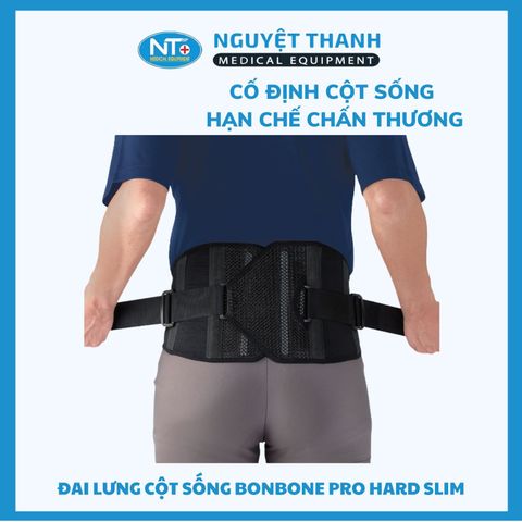 Đai Lưng Cột Sống Bonbone Pro Hard Slim