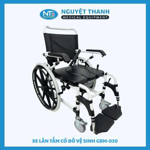 Xe Lăn Tắm Có Bô Vệ Sinh GBM-020