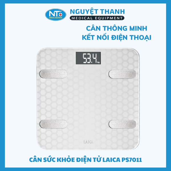 Cân Điện Tử Laica PS7011 - Theo Dõi 6 Chỉ Số