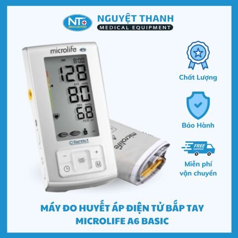 Máy Đo Huyết Áp Bắp Tay Microlife A6 BASIC