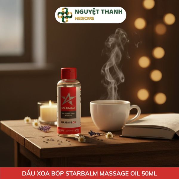 Dầu Xoa Bóp Starbalm 50ml Hà Lan, Giảm Đau Nhức Cơ Xương Khớp 50ml