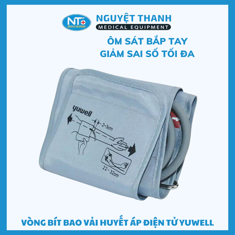 Vòng bít máy đo huyết áp Yuwell (bao vải)