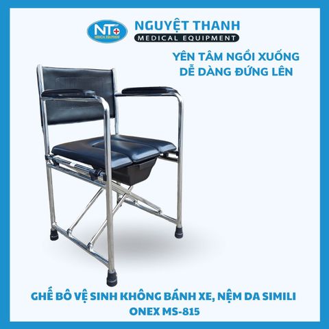 Ghế Bô Vuông, Không Bánh Xe, Nệm Simily One-X MS-815