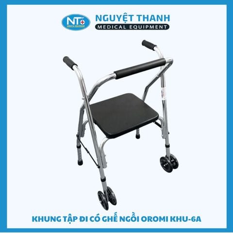 Khung tập đi có ghế ngồi OROMI KHU-6A