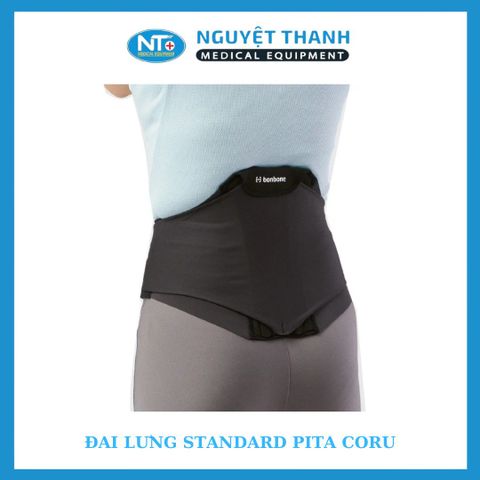 Đai lưng Standard Pita Coru size M màu đen (17cm)