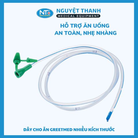 COMBO 10 Dây cho ăn có nắp số 6 Greetmed