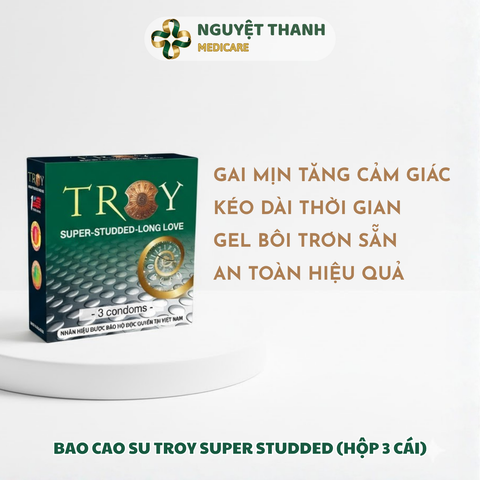 Bao Cao Su Troy Super Studded Gai Kéo Dài Thời Gian Chính Hãng